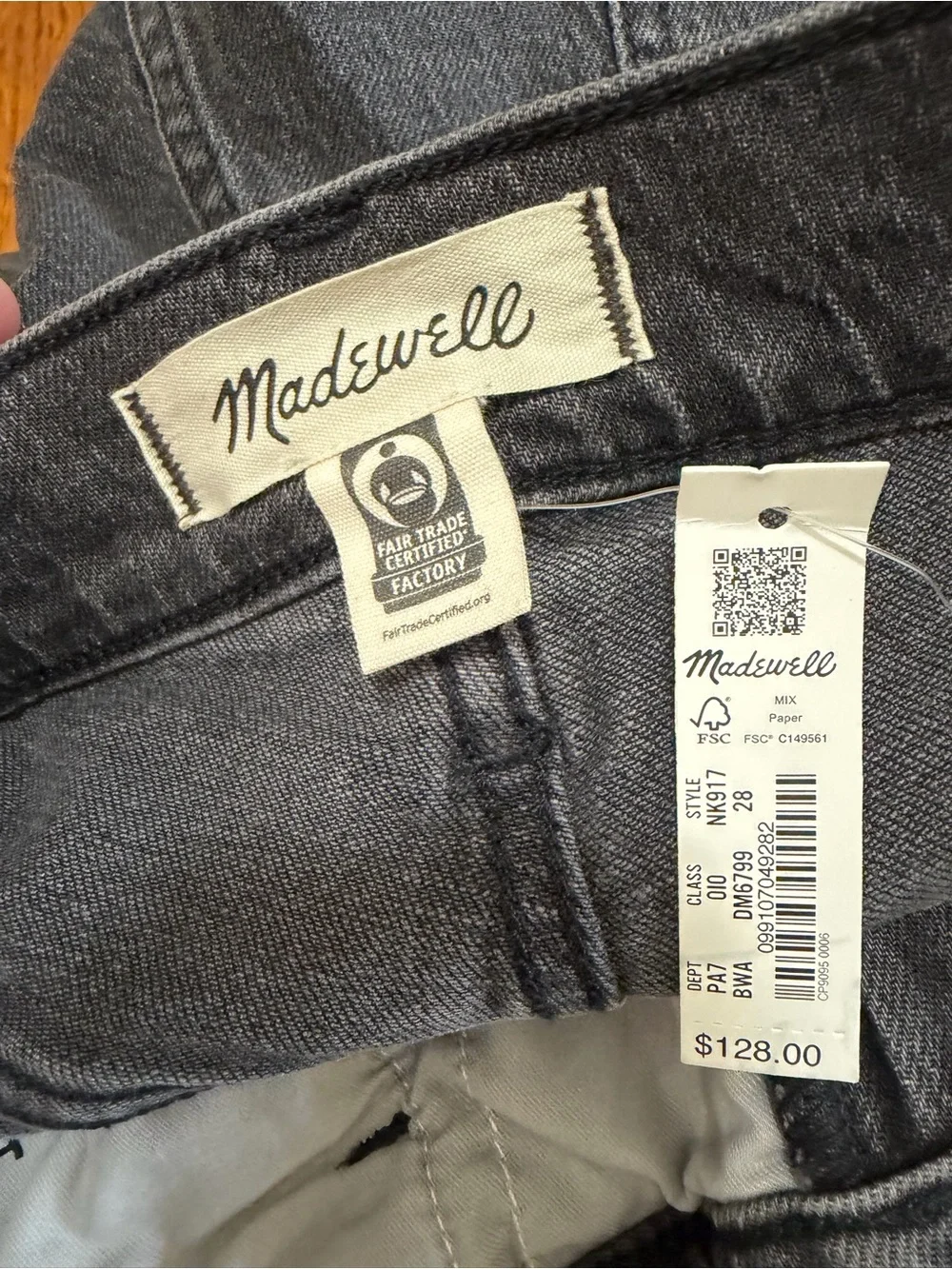 NEW |‎ Madewell The Perfect Vintage Wide-Leg Crop Jean